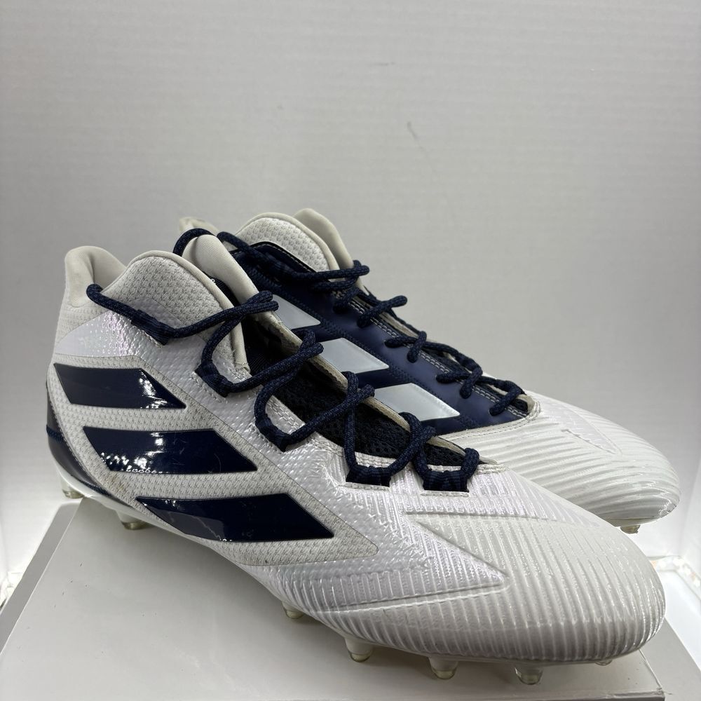 Adidas Shoes Mens 13 Freak Carbon Low‎ Football Cleats Blue/White Lace Up